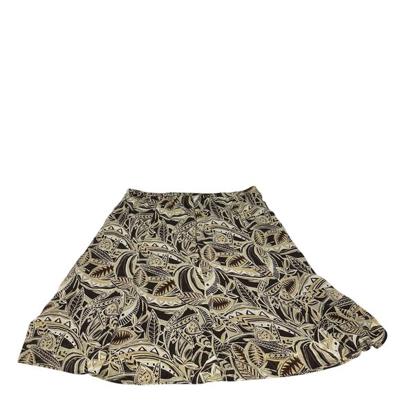 George Ladies Abstract Sandy Print Skirt Size 16 Polyester Made In Bangladesh - Picture 3 of 4